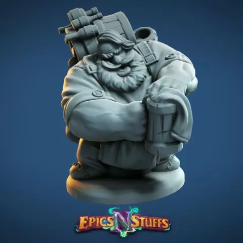 Dwarven Barkeep Variant - Pre-Supported