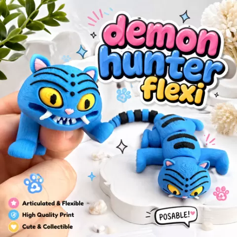 **DEMON HUNTER FLEXI Cute Articulated Creature!**