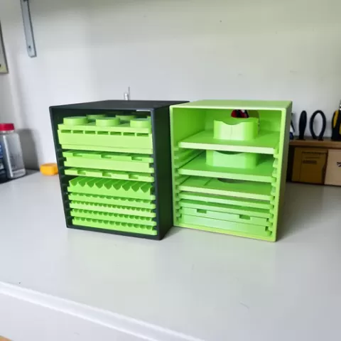 Rack für Jigs - Regal/Aufbewahrung von Laserschablonen – xTool Zubehör Set - Passend für Schablonen aus meinem Shop