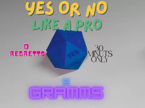 Yes or no dice