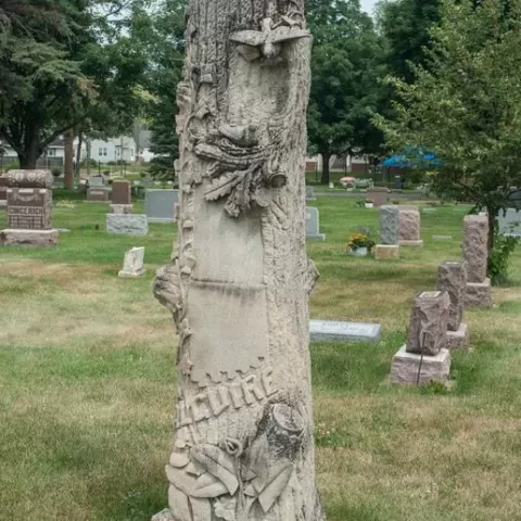 Alguire Grave Monument