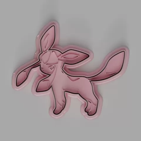 Glaceon Cookie Cutter + Stamp - Synest