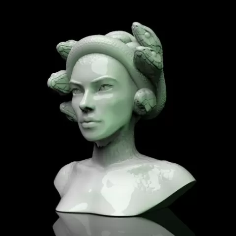 Medusa Gorgon Bust
