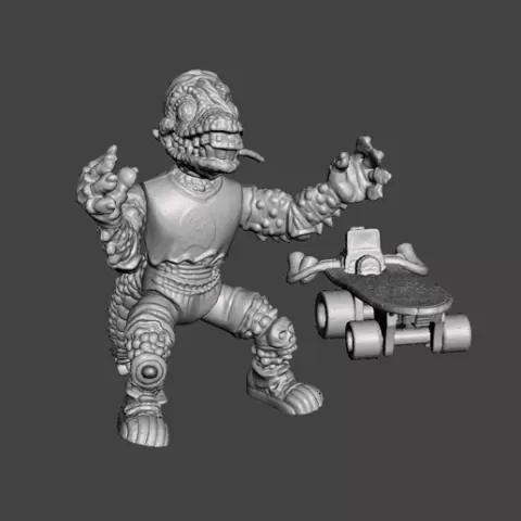 TMNT MONDO GECKO VINTAGE ( TEENAGE MUTANT NINJA TURTLES)