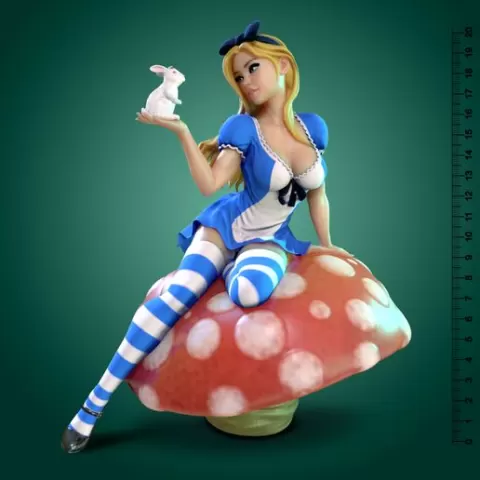 Alice with Rabbit