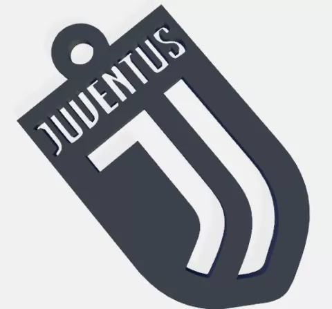 Premium Juventus Logo Keyring