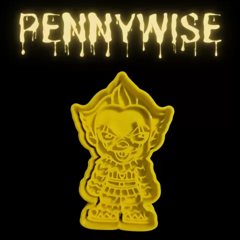 Pennywise The Clown IT Cookie Cutter & Embosser - DEVIZE PRINTZ