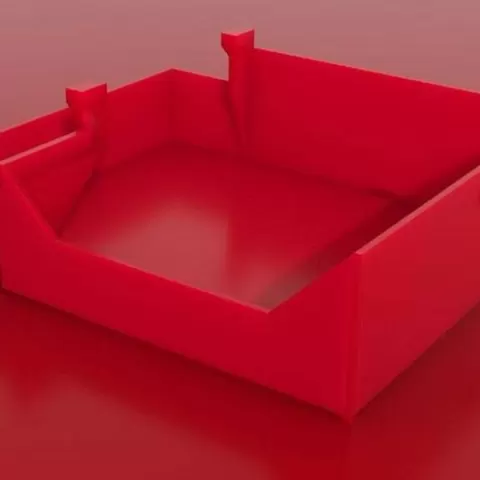 Ender 3 Pro Simple Front Drawer NoSupport_Remix