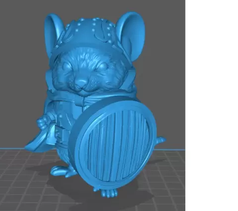 Comfy mouse warrior - Felix 3D
