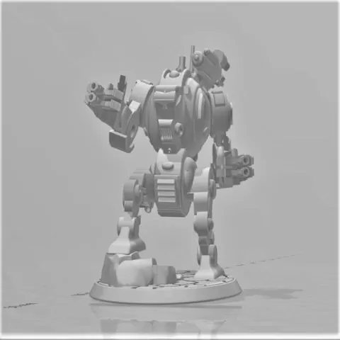 Eddie Furibundus Pattern Style Dreadnought - 28mm Robot Sci-Fi