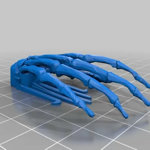 Skeleton Hand Hair Slide