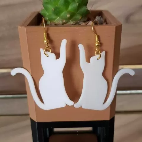 Cat Earrings