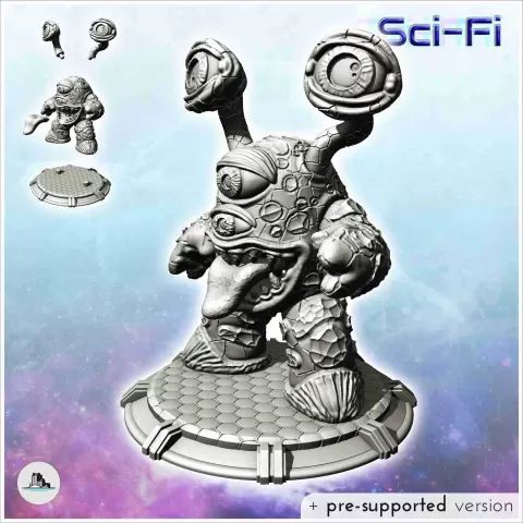 四眼长舌异形造物主（11）- 科幻 - Hartolia Miniatures