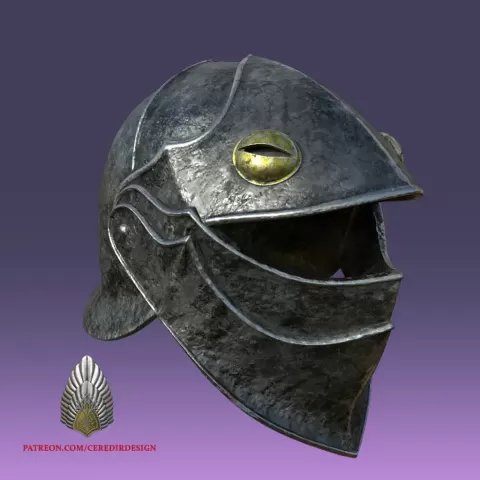Orc Crow Helmet lord of the rings 3D DIGITAL DOWNLOAD FILE - CeredirDesign