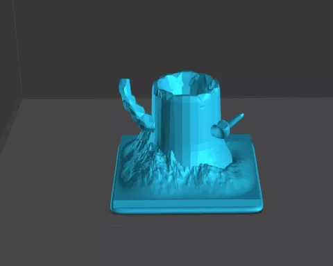 Tree Stump Holder 2.0 - TeamV3D