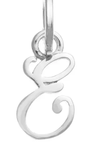 KEYCHAIN LETTER E 8cm - JP3DStudio