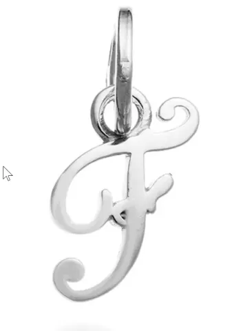 KEYCHAIN LETTER F 4cm - JP3DStudio