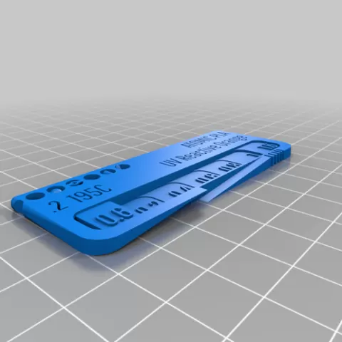 Filament Swatch (ATOMIC uv reactive orange)