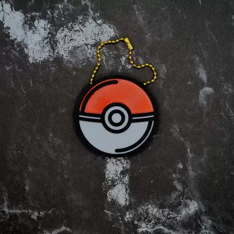 PokeBall Keychain