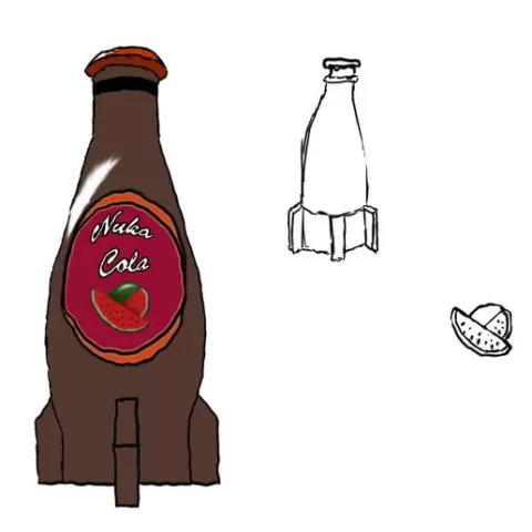 Nuka Melly vending machine from Fallout