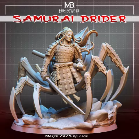 Samurai Drider - Miniatures Blueprint