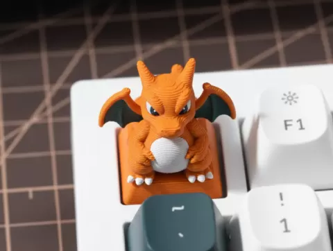 Charizard Pokemon Keyboard Keycap MX