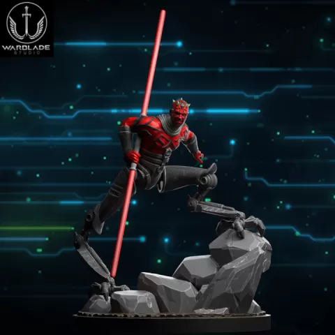 Shatterpoint Crimson Shadow Warrior by Warblade Studio