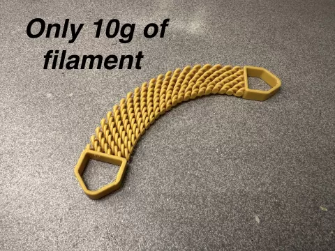 Flat Flex Chain Keychain