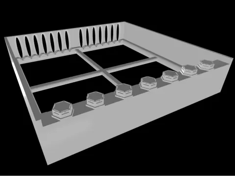LED Matrix 32x32 Rahmen HWS