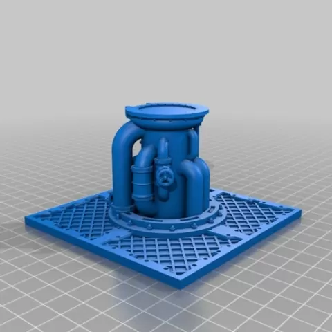 Fallout - Overseer Command Center with Base 28mm/32mm
