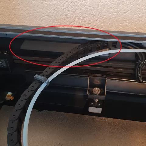 Creality K1 Max chain support