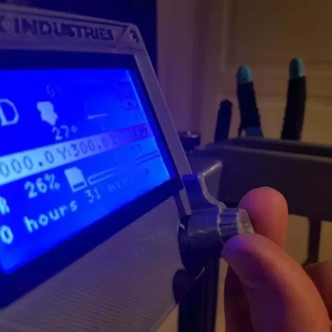 Prusa-style quick dial knob with knurled top
