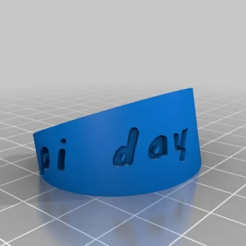 pi day napkin ring