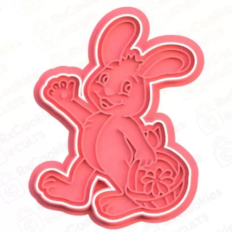 Rabbit #2 cookie cutter