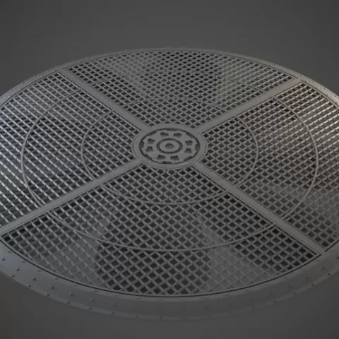 Industrial Vent Terrain 9 inch