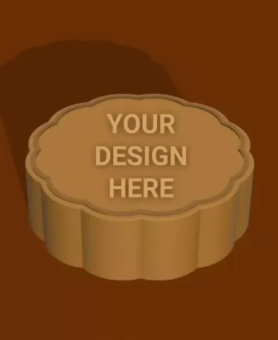 Mooncake with border | Remix to create your own mooncake design to celebrate Mid-Autumn Festival!