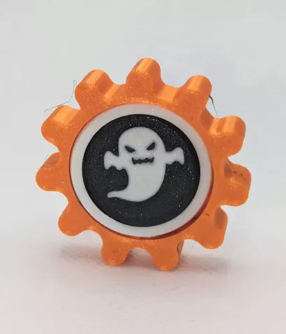 Gyroscope Gear Fidget - Halloween Ghost