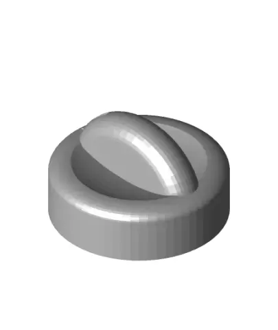 Gas Appliance Replacement Knob - Shallow Version