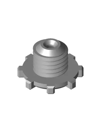 Tweaked Bowden tap - Remix of Filament Enclosure Tap (1.75mm) by dottom22