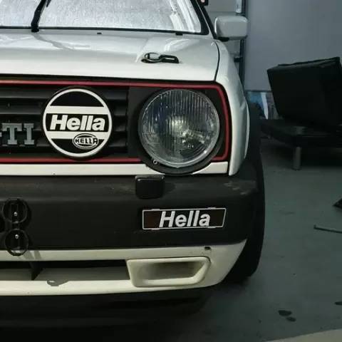Volkswagen signal Hella shades for MKII Golf Jetta big bumper