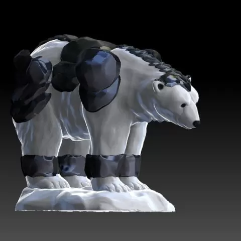 Winter Tyrant - Armored Polar Bear