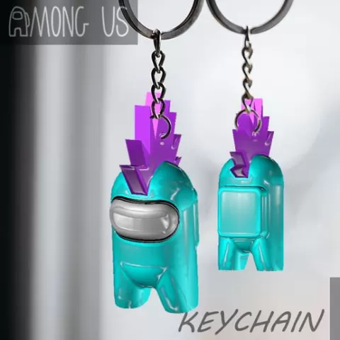AMONG US KEYCHAIN - MOHAWK