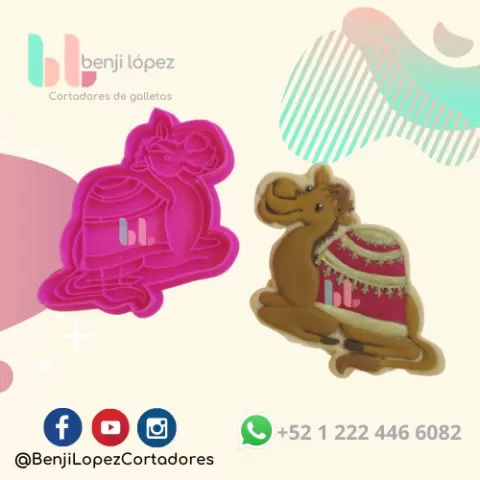 CHRISTMAS CAMEL NATIVITY COOKIE CUTTER