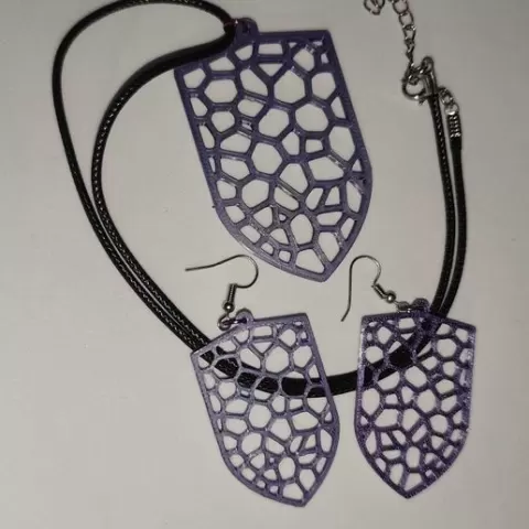 LÁGRIMA ESCULPIDA "OCEANIC" - Pendientes de Diseño Lineal [Licencia Comercial Incluida]