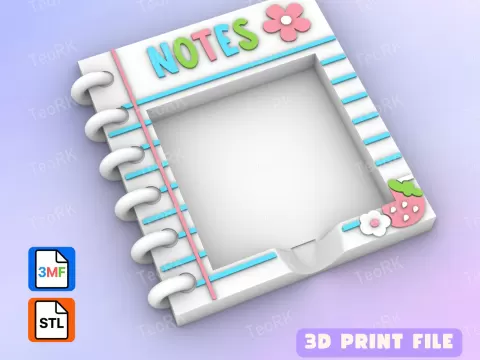 Post-It, Sticky Note Holder Spiral notebook Cute notes - TeoRk