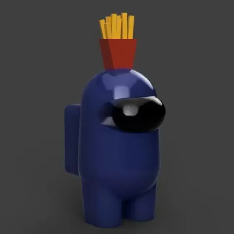 AMONG US WITH FRIES