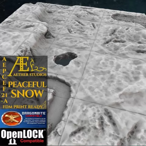 AEPCEF21-A - Peaceful Snow by Aether Studios