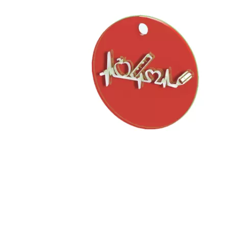 Back to school key chain