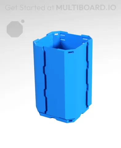 1x1x1.5 LU - Topless Rail - MultiBin Shell