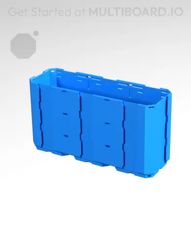 3x1x1.5 LU - Topless Rail - MultiBin Shell
